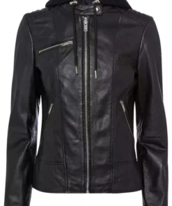 KangaROOS Lederjacke im Biker-Look mit abnehmbaren Sweateinsatz - NEUE KOLLEKTION Lindgr&uuml;n, Schwarz, Ecru -KangaROOS Verkaufsladen 06c7562c 9fa1 5579 9348 5a4669d5787e