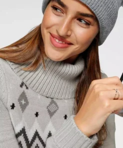 KangaROOS Norwegerpullover mit großem Rollkragen Hellgrau-meliert, Rosa-meliert 16 KangaROOS Norwegerpullover mit großem Rollkragen Hellgrau-meliert, Rosa-meliert -KangaROOS Verkaufsladen 07b9653c 082b 512e a113 2fa28663fcfb