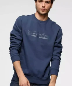 KangaROOS Sweatshirt mit großem Logofrontprint Bordeaux, Blau, Gelb -KangaROOS Verkaufsladen 0800a0bb cc76 5fc7 846a a0e8a6c58b97