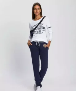 KangaROOS Jogginghose mit lässigem Beinaufschlag Marine-wei&szlig;, Anthrazit, Ecru-meliert -KangaROOS Verkaufsladen 085a56be e036 56cc 8ac7 2aafbe9e5a3d