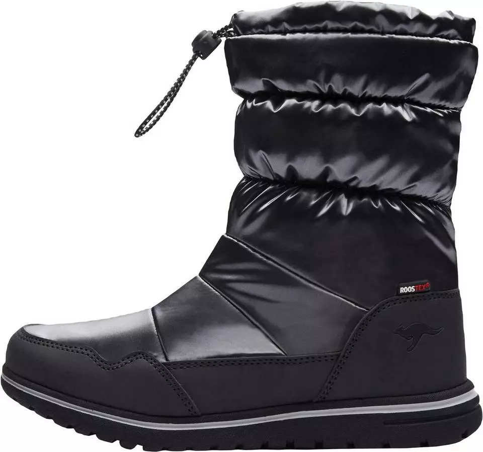 KangaROOS »K-Wowi Coll ROOSTEX« Winterstiefel Schwarz, Silberfarben 4 KangaROOS »K-Wowi Coll ROOSTEX« Winterstiefel Schwarz, Silberfarben – Bild 4