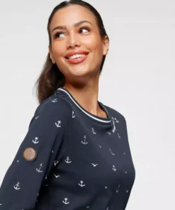 KangaROOS Sweatshirt in verschiedenen maritimen Druck-Varianten Wei&szlig;, Himbeere-meliert, Marine -KangaROOS Verkaufsladen 113eb629 5fce 510f aa14 323ef4190f26