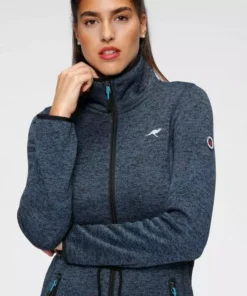 KangaROOS Strickfleecejacke mit Stehkragen und 2-Wege-Reißverschluss -KangaROOS Verkaufsladen 117bc9b7 e3d9 5f94 a2d7 ae442c3279d2