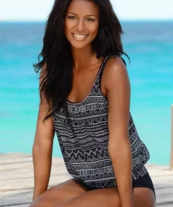 KangaROOS Oversize-Tankini im angesagten Ethno-Look