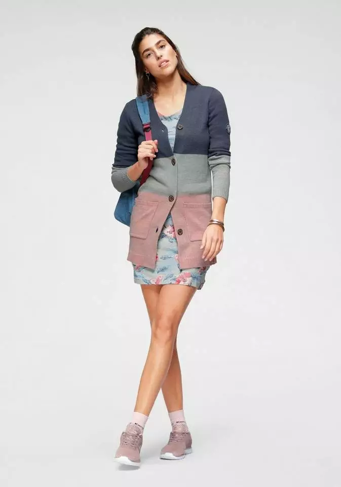 KangaROOS Longstrickjacke in Colorblocking -Optik 4 KangaROOS Longstrickjacke in Colorblocking -Optik – Bild 4