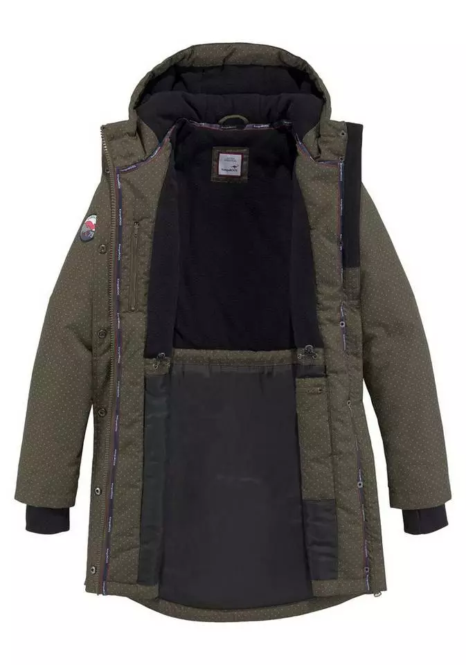 KangaROOS Funktionsparka im modischen Pünktchen-Print Bordeaux-mauve-gepunktet, Marine-weiß-gepunktet, Khaki-grau-gepunktet, Schwarz-weiß-gepunktet 5 KangaROOS Funktionsparka im modischen Pünktchen-Print Bordeaux-mauve-gepunktet, Marine-weiß-gepunktet, Khaki-grau-gepunktet, Schwarz-weiß-gepunktet – Bild 5