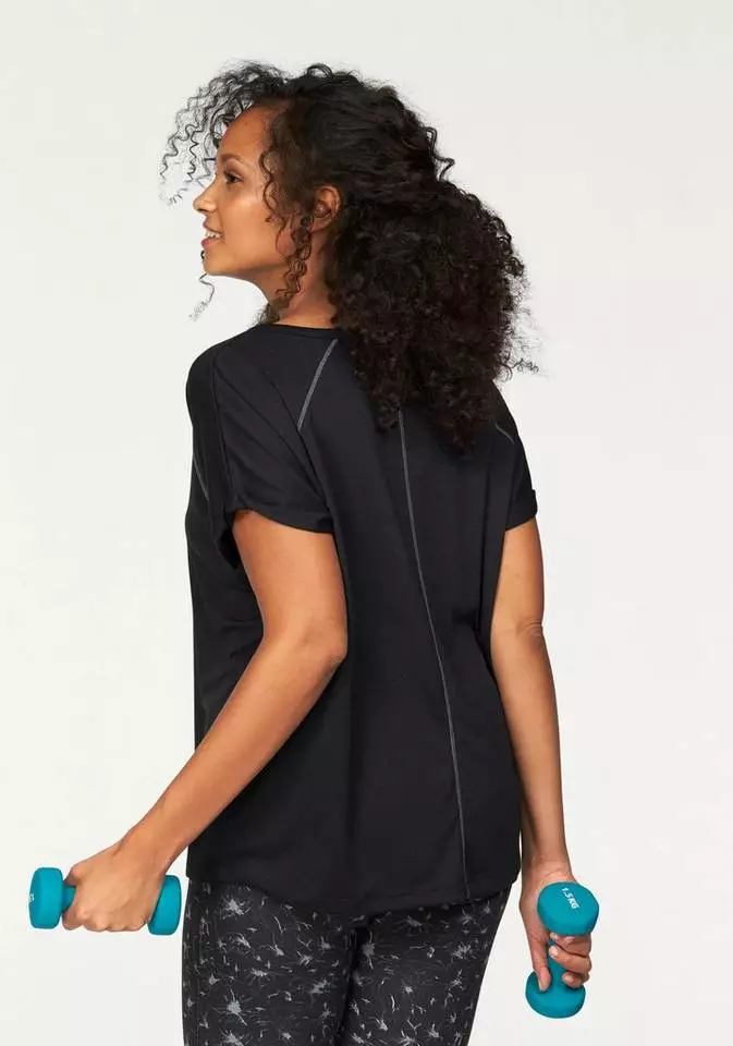 KangaROOS Funktionsshirt Große Größen Schwarz, Bordeaux, Schwarz (Shirt aus nachhaltigem Material) 2 KangaROOS Funktionsshirt Große Größen Schwarz, Bordeaux, Schwarz (Shirt aus nachhaltigem Material) – Bild 2