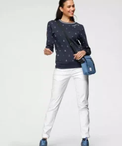 KangaROOS Sweatshirt in verschiedenen maritimen Druck-Varianten Wei&szlig;, Himbeere-meliert, Marine -KangaROOS Verkaufsladen 16677b33 ada5 51b4 bd92 350575f6ccdf