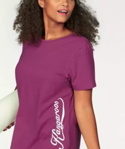 KangaROOS T-Shirt Große Größen Schwarz-wei&szlig;, Weinrot, Fuchsia, Marine -KangaROOS Verkaufsladen 17444132