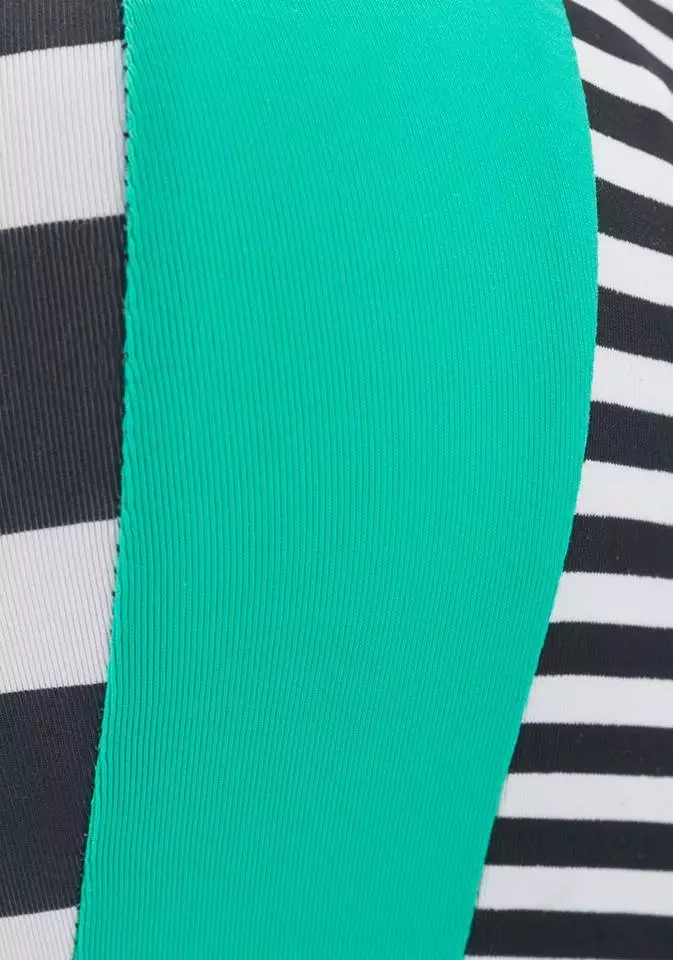 KangaROOS Bustier-Bikini-Top »Anita«, mit Reißverschluss Schwarz-weiß, Marine-weiß 5 KangaROOS Bustier-Bikini-Top »Anita«, mit Reißverschluss Schwarz-weiß, Marine-weiß – Bild 5