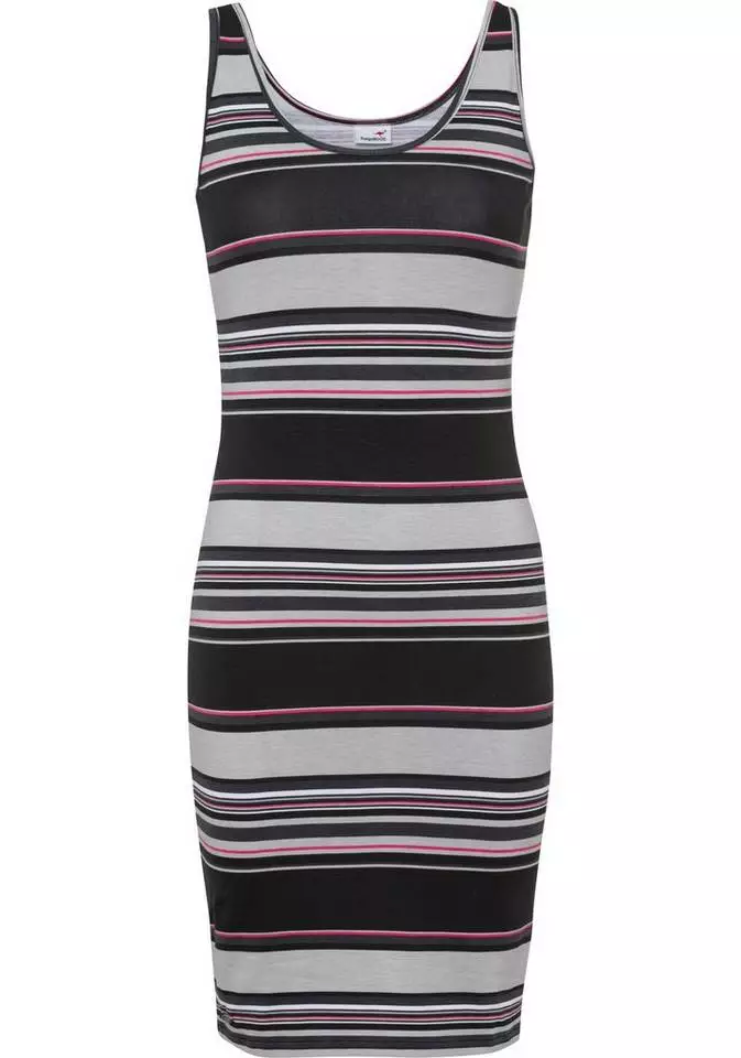 KangaROOS Jerseykleid (Set, 2-tlg., mit T-Shirt) mit Stretchanteil Türkis-weiß, Anthrazit-meliert-schwarz, Marine | rot-blau-gestreift 7 KangaROOS Jerseykleid (Set, 2-tlg., mit T-Shirt) mit Stretchanteil Türkis-weiß, Anthrazit-meliert-schwarz, Marine | rot-blau-gestreift – Bild 7