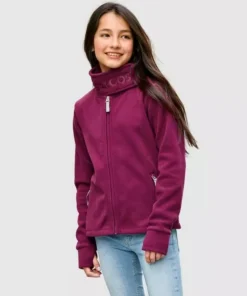 KangaROOS Fleecejacke mit extra langen Ärmeln