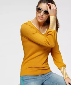 KangaROOS Rundhalspullover Marine-wei&szlig;, Gelb-wei&szlig; -KangaROOS Verkaufsladen 1d31f845 1050 522b 9183 25ffb43fa337