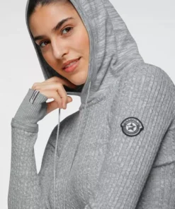 KangaROOS Kapuzenpullover im feinen Zopf-Strick-Design Rosa-wei&szlig;-meliert, Grau-wollwei&szlig;-melange, Dunkelbeige-wollwei&szlig;-melange, Blau-wei&szlig;-meliert -KangaROOS Verkaufsladen 1e0a46ce c16d 5d55 98cc 01a8fcf3bc92