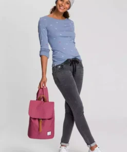 KangaROOS Langarmshirt mit süßem Pünktchen, Vogel und Anker Allover-Print Himbeere-gemustert, Marine-gemustert, Schwarz-gemustert, Wei&szlig;-gemustert -KangaROOS Verkaufsladen 1e438d3a 657b 5f6e bc78 56a1136aaba4