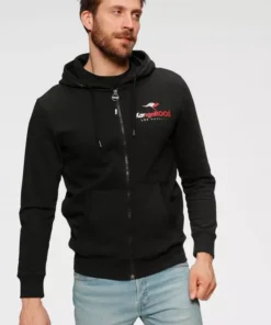 KangaROOS Kapuzensweatshirt mit Logobrustprint Grau-meliert, Schwarz 11 KangaROOS Kapuzensweatshirt mit Logobrustprint Grau-meliert, Schwarz -KangaROOS Verkaufsladen 1f0d76ef c884 560d b37b f921131d2ed2