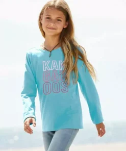 KangaROOS Langarmshirt leicht taillierte Form -KangaROOS Verkaufsladen 2052694f 2b93 5b14 a996 4483a32e8804