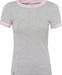 KangaROOS T-Shirt mit modischen Rippenbünchen Schwarz, Blau, Hellgrau-meliert -KangaROOS Verkaufsladen 206bbfa4 8c96 5ab2 ac51 416a9f463b25