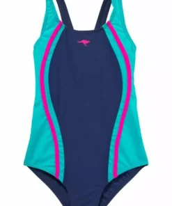 KangaROOS Badeanzug, mit Ringerrücken Marine-t&uuml;rkis, Schwarz, Marine -KangaROOS Verkaufsladen 20754274