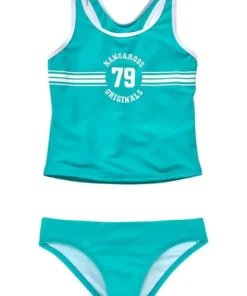 KangaROOS Tankini »Sporty« mit sportlichem Frontdruck Türkis, Schwarz, Pink -KangaROOS Verkaufsladen 20757521
