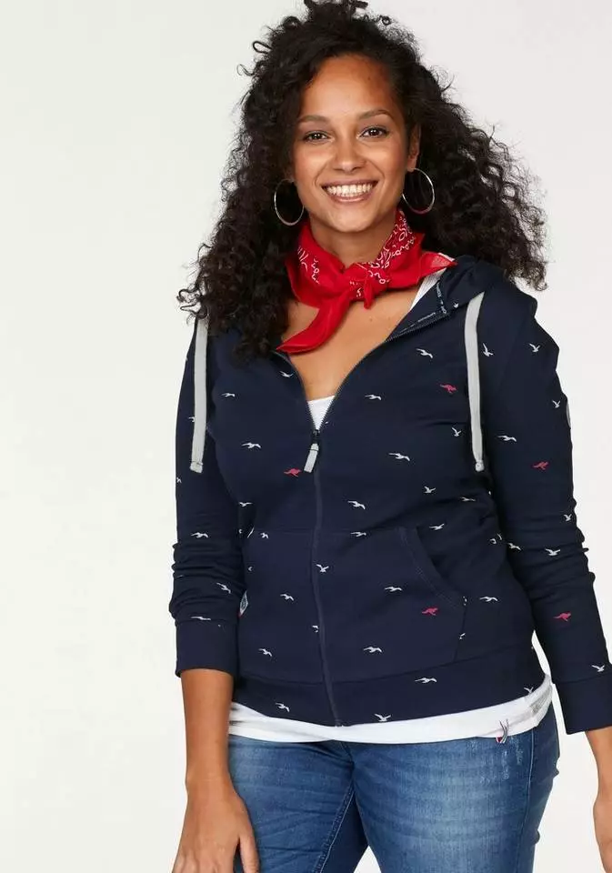 KangaROOS Shirtjacke in unterschiedlichen Print-Dessins Offwhite, Altrosa-meliert, Schwarz-gemustert, Marine 10 KangaROOS Shirtjacke in unterschiedlichen Print-Dessins Offwhite, Altrosa-meliert, Schwarz-gemustert, Marine – Bild 10