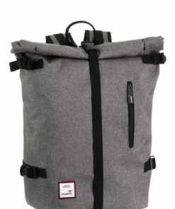KangaROOS Cityrucksack, mit viel Stauraum und modischem Rolltop Blau, Grau -KangaROOS Verkaufsladen 21541366