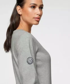 KangaROOS Sweatshirt mit großem Retro Label-Druck im Collage-Look - NEUE KOLLEKTION Hellgrau-meliert, Marine, Wei&szlig; -KangaROOS Verkaufsladen 21ec03af 6775 5422 8f90 d3b50678d06b