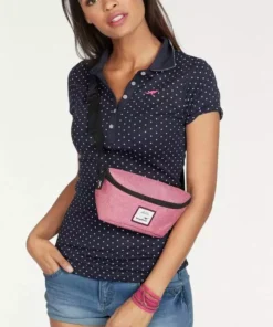 KangaROOS Poloshirt im tollen Pünktchen-Muster