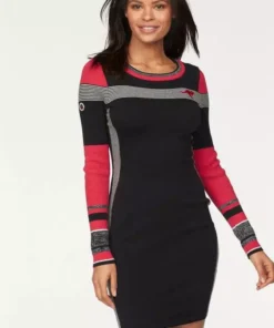KangaROOS Strickkleid mit Streifen-Details im Color Blocking Style -KangaROOS Verkaufsladen 23312643