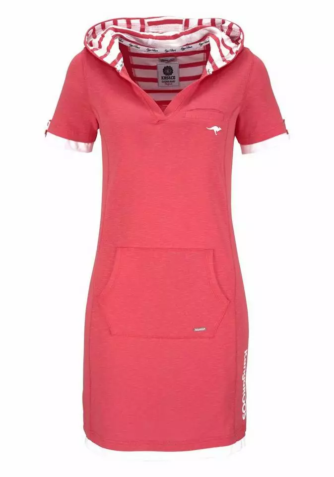 KangaROOS Sweatkleid im 2-in-1-Look Türkis, Pink, Nachtblau, Schwarz 5 KangaROOS Sweatkleid im 2-in-1-Look Türkis, Pink, Nachtblau, Schwarz – Bild 5