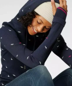 KangaROOS Kapuzenpullover mit Minimal-Allover-Druck Marine, Graublau, Schwarz -KangaROOS Verkaufsladen 23b12fc8 4f4e 5ac4 aff9 8f805e0daa70