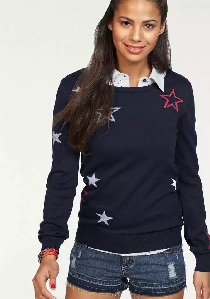 KangaROOS Rundhalspullover mit Sternen-Muster Marine, Schwarz-gelb 8 KangaROOS Rundhalspullover mit Sternen-Muster Marine, Schwarz-gelb – Bild 8
