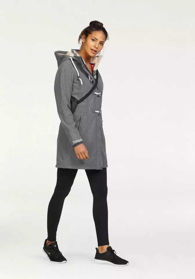 KangaROOS V-Ausschnitt-Pullover in breit geripptem Feinstrick Hellgrau-melange, Aquablau, Marine, Khaki 9 KangaROOS V-Ausschnitt-Pullover in breit geripptem Feinstrick Hellgrau-melange, Aquablau, Marine, Khaki – Bild 9