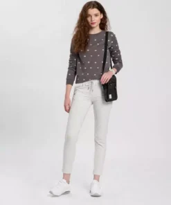 KangaROOS Sweatshirt mit Wording-Druck auf dem Rücken & Allover-Druck - NEUE KOLLEKTION Anthrazit-meliert, Beige-meliert -KangaROOS Verkaufsladen 248bd054 92b3 5fdb 9179 d10cd9ac1fec