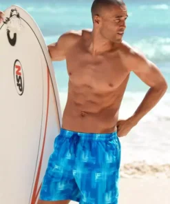 KangaROOS Badeshorts Schwarz-bedruckt, Blau-bedruckt -KangaROOS Verkaufsladen 25100248