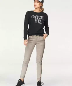 KangaROOS Chinohose (Set, 2-tlg., mit Gürtel) in schmaler Form, mit Kordel zu binden Beige, Schwarz, Wei&szlig;, Marine -KangaROOS Verkaufsladen 25575222