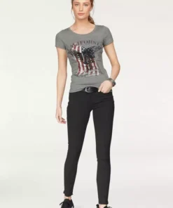 KangaROOS T-Shirt mit großem Flaggen-Front-Print -KangaROOS Verkaufsladen 25576838