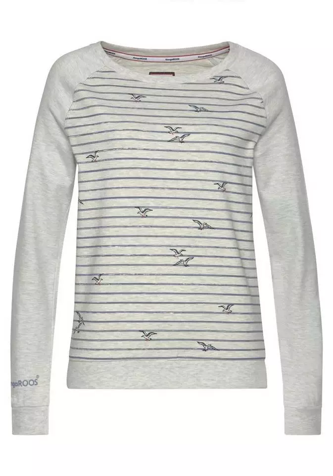 KangaROOS Sweatshirt mit modischem Möven-Streifen-Mix - NEUE KOLLEKTION 6 KangaROOS Sweatshirt mit modischem Möven-Streifen-Mix - NEUE KOLLEKTION – Bild 6