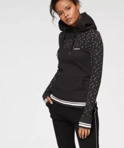 KangaROOS Hoodie mit lässiger Kapuze Hellgrau-meliert, Weiß, Schwarz, Marine