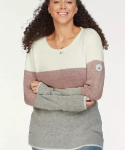 KangaROOS Rundhalspullover aus Loop-Garn im besonderen Blockstreifen 25 KangaROOS Rundhalspullover aus Loop-Garn im besonderen Blockstreifen -KangaROOS Verkaufsladen 27421665