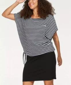 KangaROOS Jerseykleid (Set, 2-tlg., mit T-Shirt) für einen sommerlichen Kombi-Look Blau-wei&szlig;-marine, Schwarz | grau-wei&szlig;-gestreift, Rosa-wei&szlig;-himbeere -KangaROOS Verkaufsladen 27421880