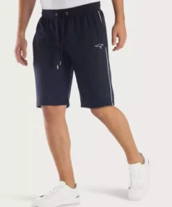 KangaROOS Relaxshorts mit kleinem Logodruck Schwarz, Navy