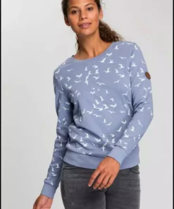 KangaROOS Sweatshirt mit modischem Minimal-Allover-Print Mittelblau, Schwarz, Himbeere, Marine -KangaROOS Verkaufsladen 27a9ef5a 7f43 5446 b00c 09eb543bc4d5