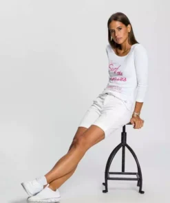 KangaROOS 3/4-Arm-Shirt mit auffälligen Schriftzügen Hellgrau-meliert, Marine, Wei&szlig;, Pink -KangaROOS Verkaufsladen 27d70c76 59ea 5da6 b702 8723a0085124