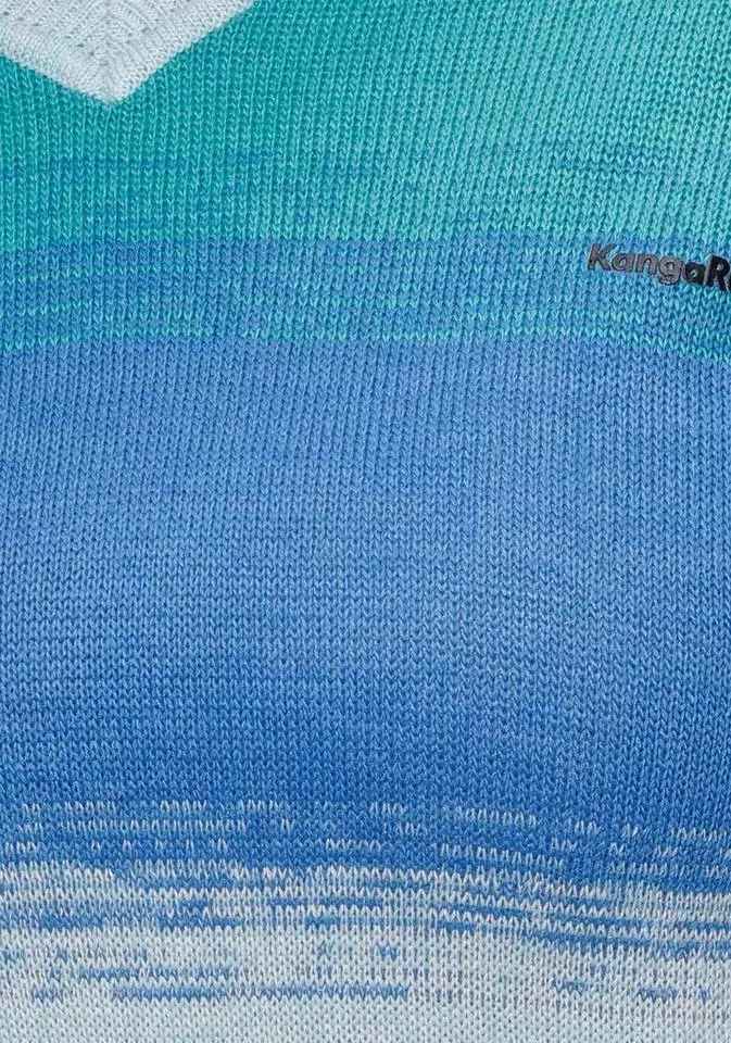 KangaROOS V-Ausschnitt-Pullover in modischem Melange Strick 6 KangaROOS V-Ausschnitt-Pullover in modischem Melange Strick – Bild 6