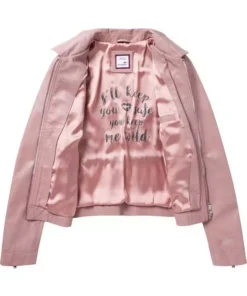 KangaROOS Lederjacke im schlichtem Hemdkragen und Reißverschlüssen - NEUE KOLLEKTION Rosa, Taupe, Schwarz -KangaROOS Verkaufsladen 287556bd e0fd 5d6c ab0c 293e33d67db2