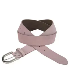 KangaROOS Ledergürtel mit tonaler Prägung auf der Spitze, Veloursleder