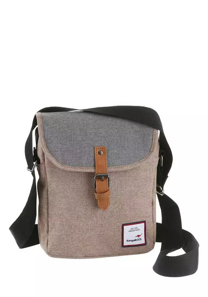 KangaROOS Umhängetasche »Creek«, in schickem Design Grau, Blau, Dunkelblau, Sand 8 KangaROOS Umhängetasche »Creek«, in schickem Design Grau, Blau, Dunkelblau, Sand – Bild 8