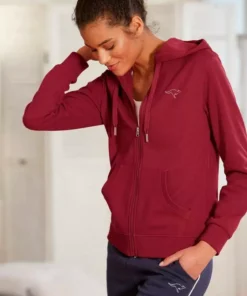KangaROOS Sweatjacke mit großem Logodruck auf dem Rücken Rot, Wei&szlig;, Marine -KangaROOS Verkaufsladen 296ff357 49a0 524f ba72 a43491abab06