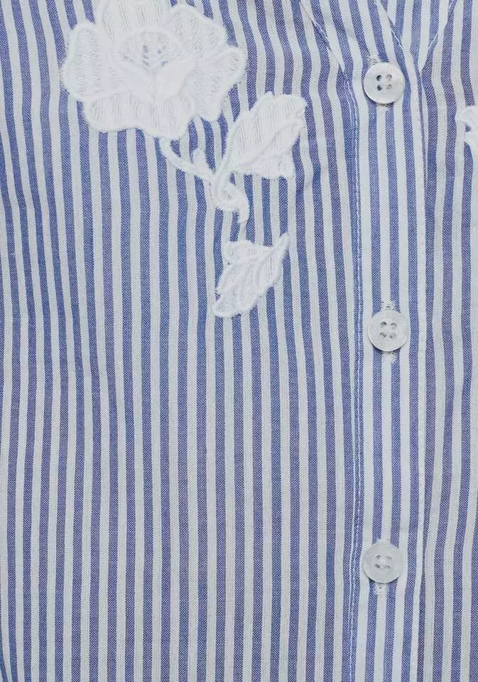 KangaROOS Hemdbluse mit Volants am Ärmel und Blumen-Stickerei vorne 6 KangaROOS Hemdbluse mit Volants am Ärmel und Blumen-Stickerei vorne – Bild 6